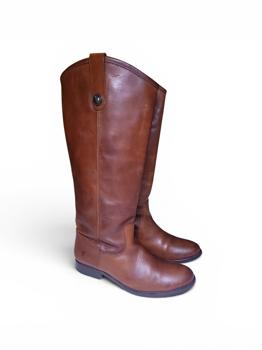 Frye Women’s Tall Riding Boots - Brown Leather 77167